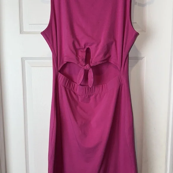 🦋🦋BUFFALO DAVID BITTON FAUX TWO PIECES PINK COTTON DRESS🦋🦋 - Picture 8 of 14